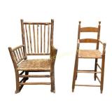 Pair of Rustic Chairs