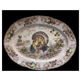 Ironstone Turkey Platter