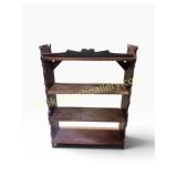 Wooden Shelf Unit With Four Tiers