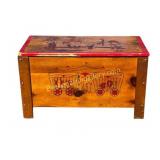 Wooden Circus Themed Toy Box