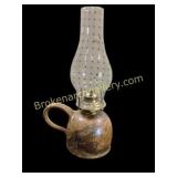Studio Pottery Oil Lamp