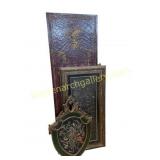 Lot of 3 Ornate Decorative Wall Art Panels