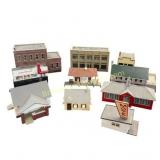 Vintage Plasticville Model Railroad Buildings