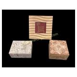 Three  Trinket Boxes