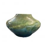 Rodney Leftwich Green Crystalline Art Pottery Vase