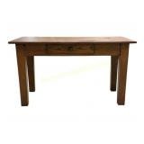 Oak Writing Table in Mission Style