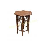 Hexagonal Oak Side Table