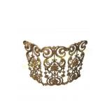 Ornate Gilt Metal Folding Fireplace Screen