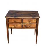 Country Pine Four Drawer Nightstand