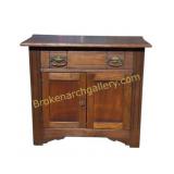 Colonial Revival Wooden Cabinet
