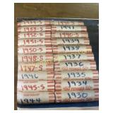 35 Rolls of Lincoln Wheat Pennies