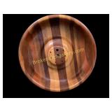 Vintage MCM Wooden Nut Bowl