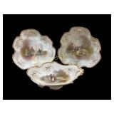 Three French Porcelain Cabinet Dishes