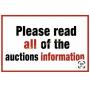 Auction Information