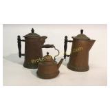 3 Pieces Copperware