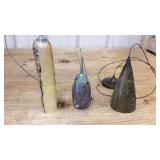 3 Murano Style Pendent Lights