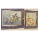 2 Oil On Artist Board Still Life