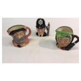 3 Royal Doulton Toby Jugs