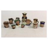 11 Royal Doulton Toby Miniatures