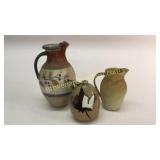 3 Pieces Studio Pottery