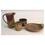 4 Pieces Studio Pottery