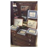 6 Framed Pencil Drawings