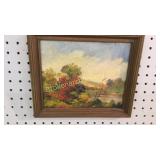 Oil on Board, Landscape
