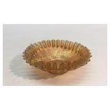 Marigold Carnival Glass Bowl