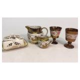 5 Pieces Luster Ware