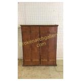Primitive European Bread Cupboard