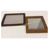 2 Folky Framed Wall Mirrors