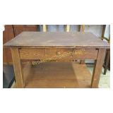 Grain Painted 1 Drawer Coffee Table