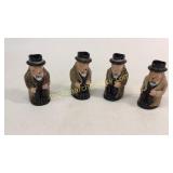 4 Royal Doulton Toby Pitchers