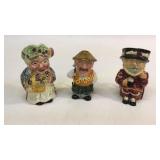 3 Staffordshire Toby Character Jugs