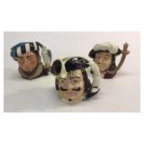 3 Royal Doulton Toby Jugs