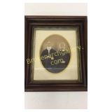 Ancestral Portrait in Walnut Frame