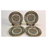 4 Asian Porcelain Plates