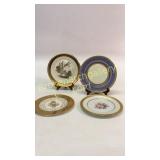 4 China Cabinet Plates