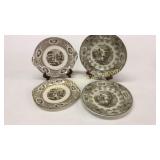 4 English Transfer Plates