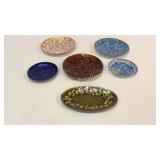 6 Pieces Enamel on Copper
