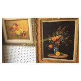 2 Oil on Artist Board Still Life