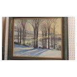 Oil on Artist Board Landscape