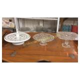 2 Cake Stands & Mottahedeh Design Sweets Stand