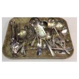 36 Pieces Silver Plate Serving Utensils