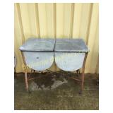 Double  Galvanized Sink