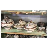 22 Pieces Japanese Imari China