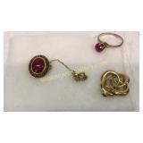 3 Pieces 10k Gold Jewelry