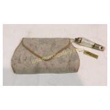 Seed Pearl Belgium Clutch, Faberge Perfume