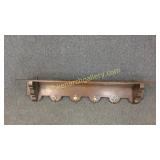 Belgian Oak Coat Rack W Shelf