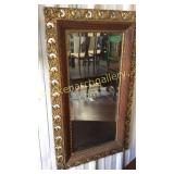 Oak Gilded Beveled  Mirror